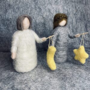 Figur mit Laterne personalisiert