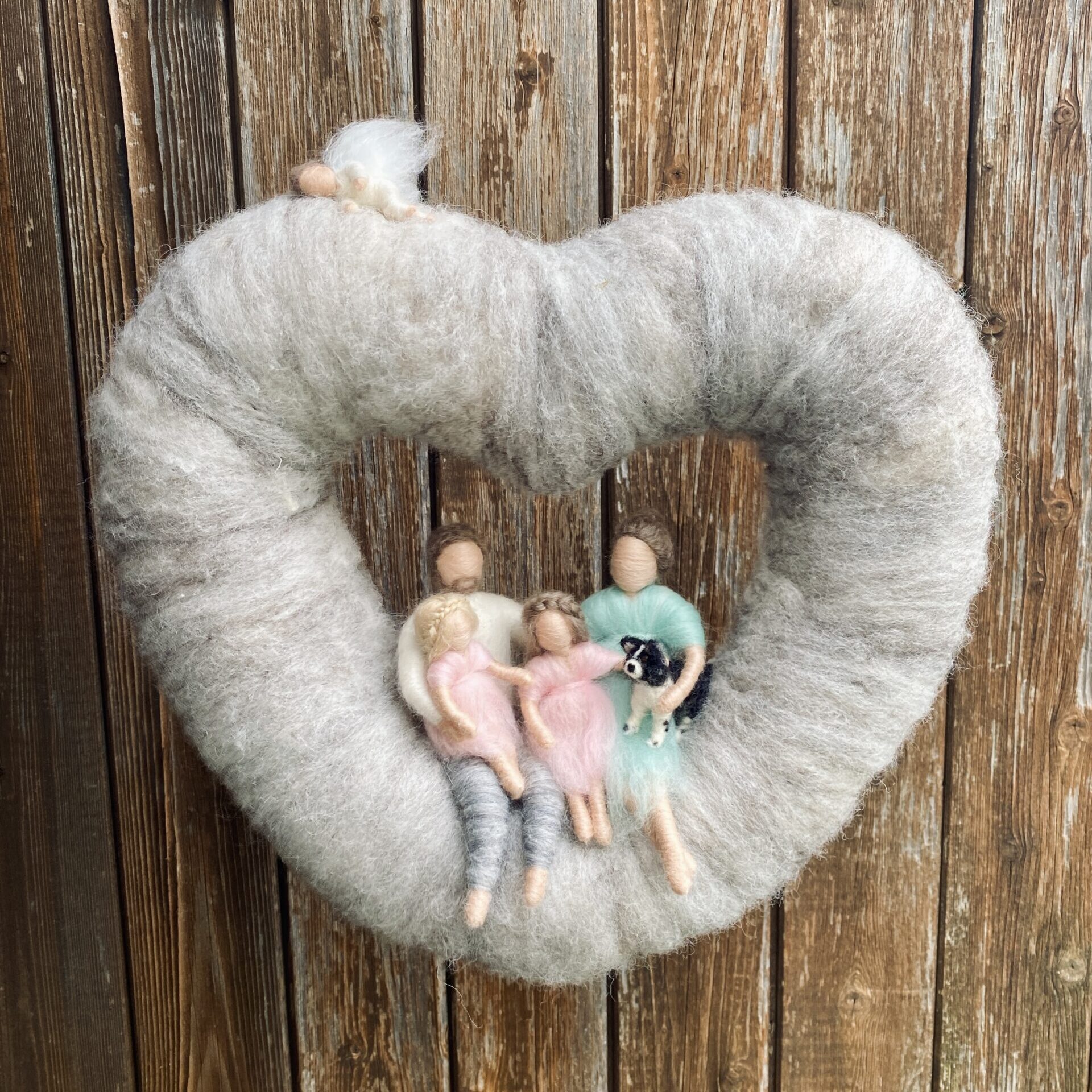 Familienherz personalisiert