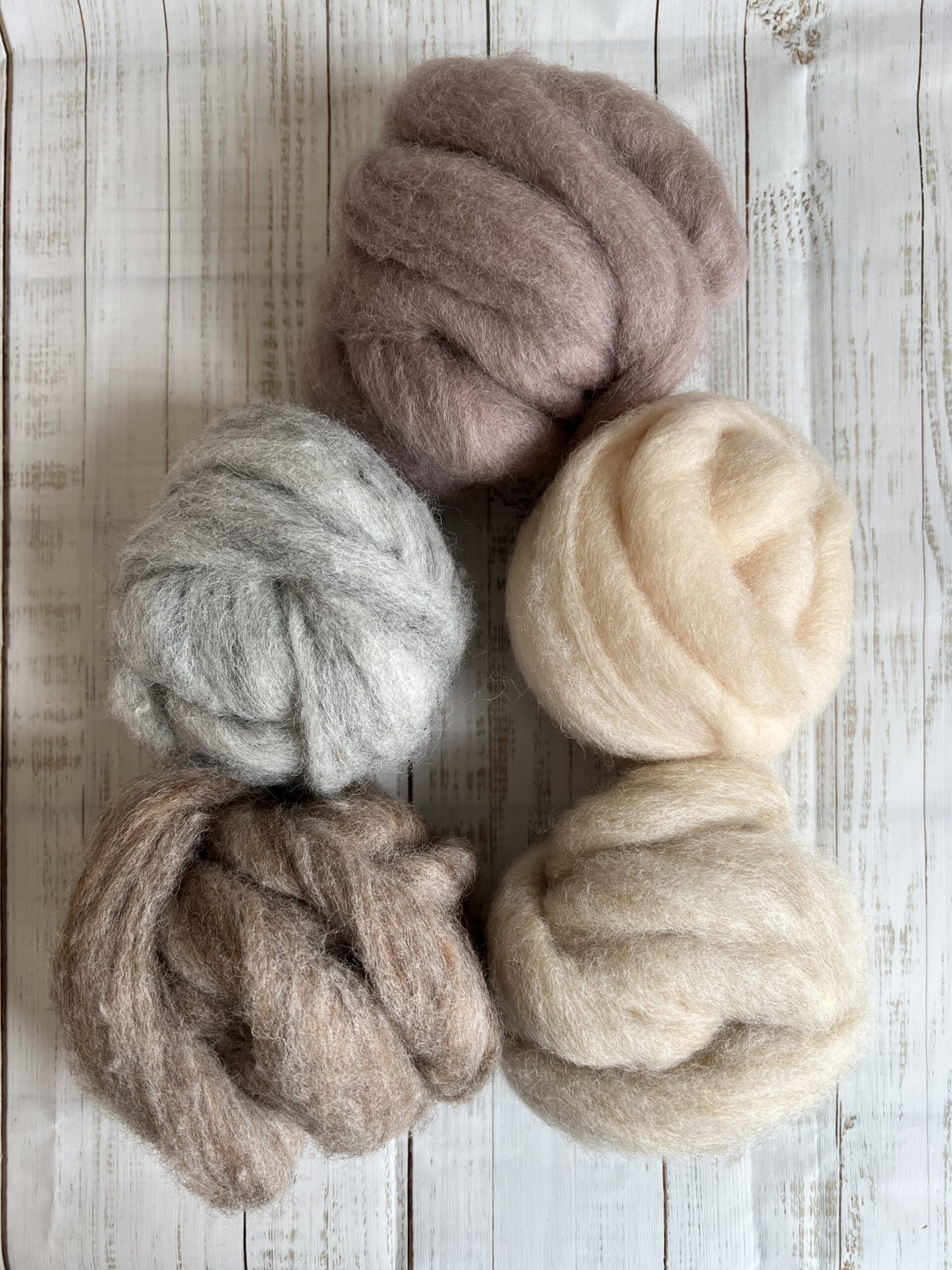 Corriedale kardiert Soft Collection – Bild 2