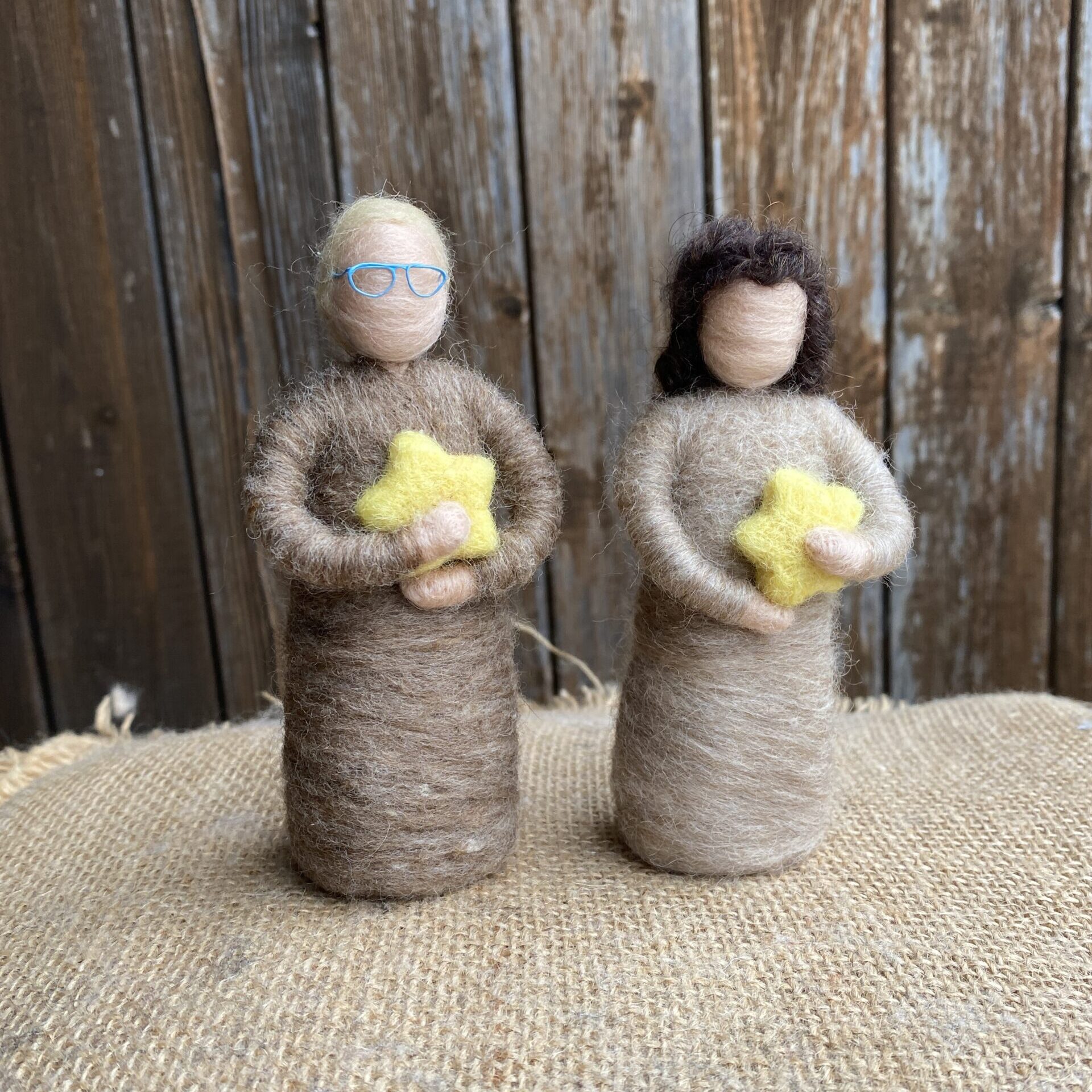 Figur mit Stern personalisiert