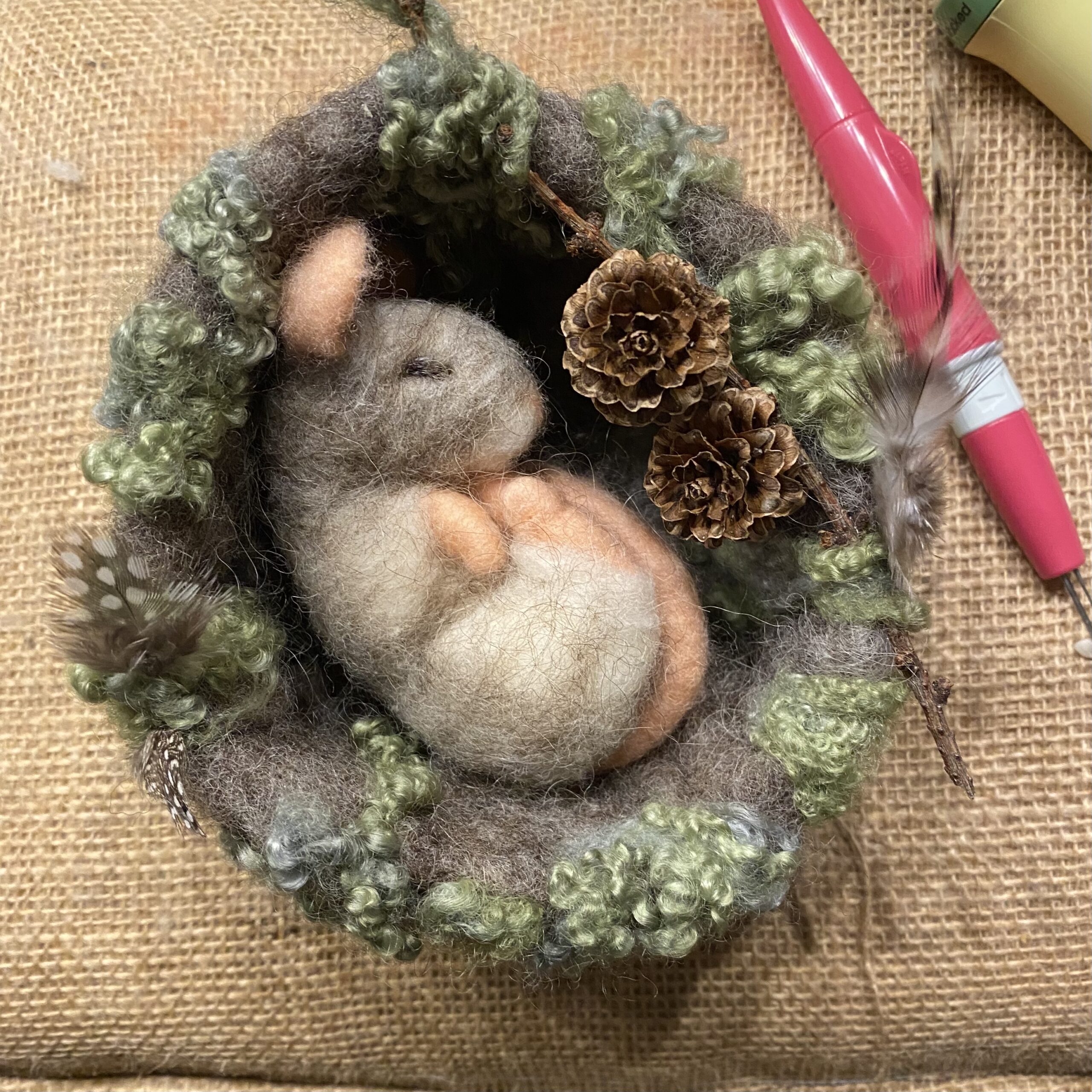 Filzkurs: Maus im Nest (16. August 26 | 13:00-17:00) – Bild 3