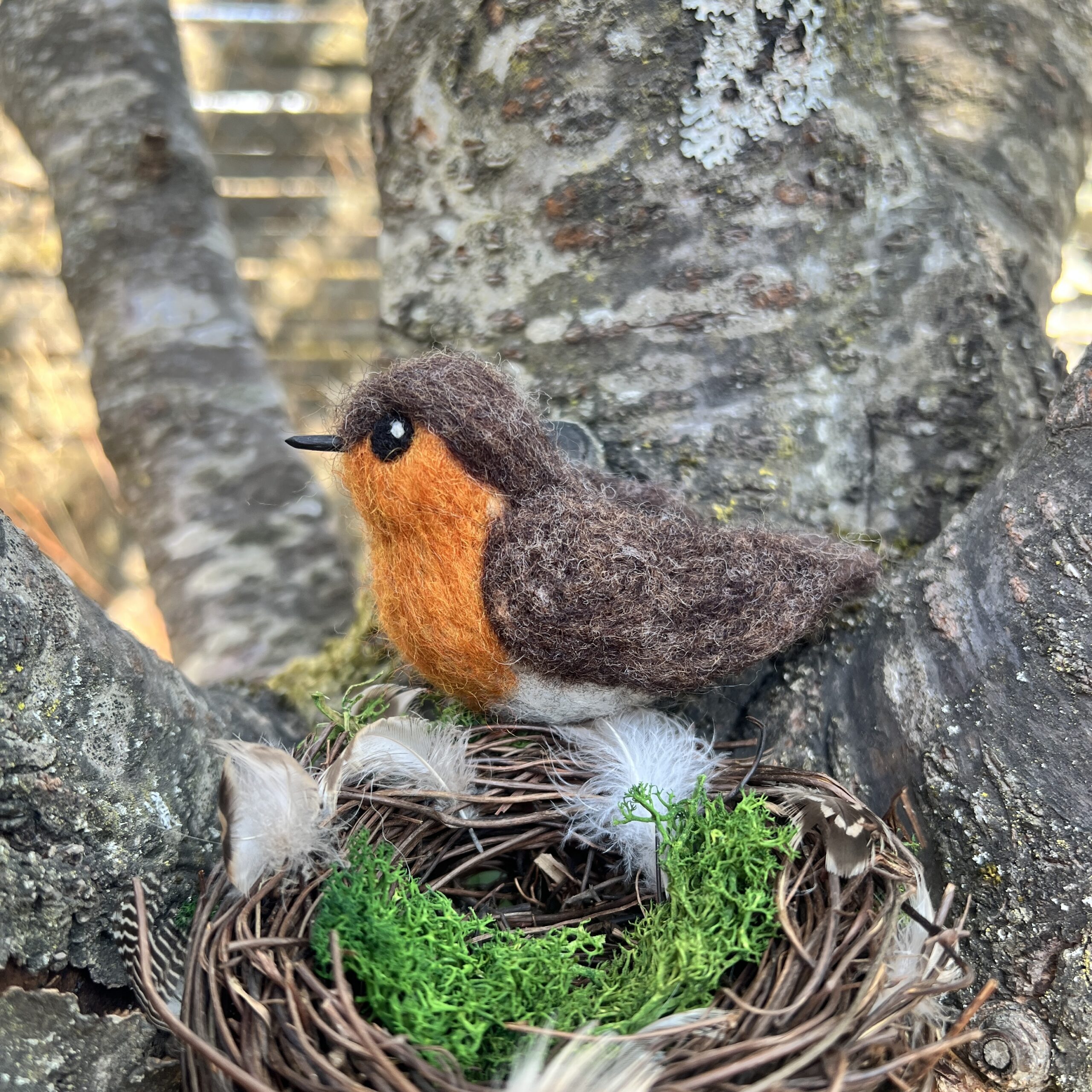Filzkurs: Rotkehlchen im Nest (29. November 26 | 14:00-16:30) – Bild 4