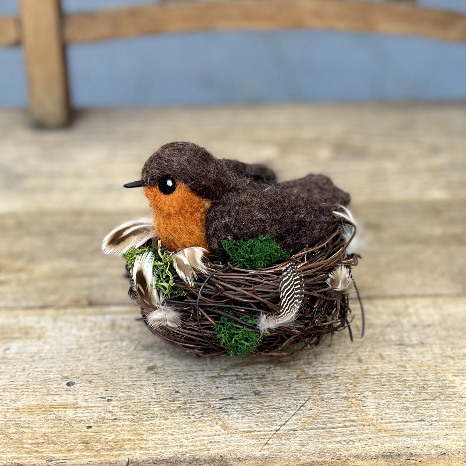 Filzkurs: Rotkehlchen im Nest (29. November 26 | 14:00-16:30)