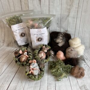 DIY-Nadelfilzset „Maus im Nest“