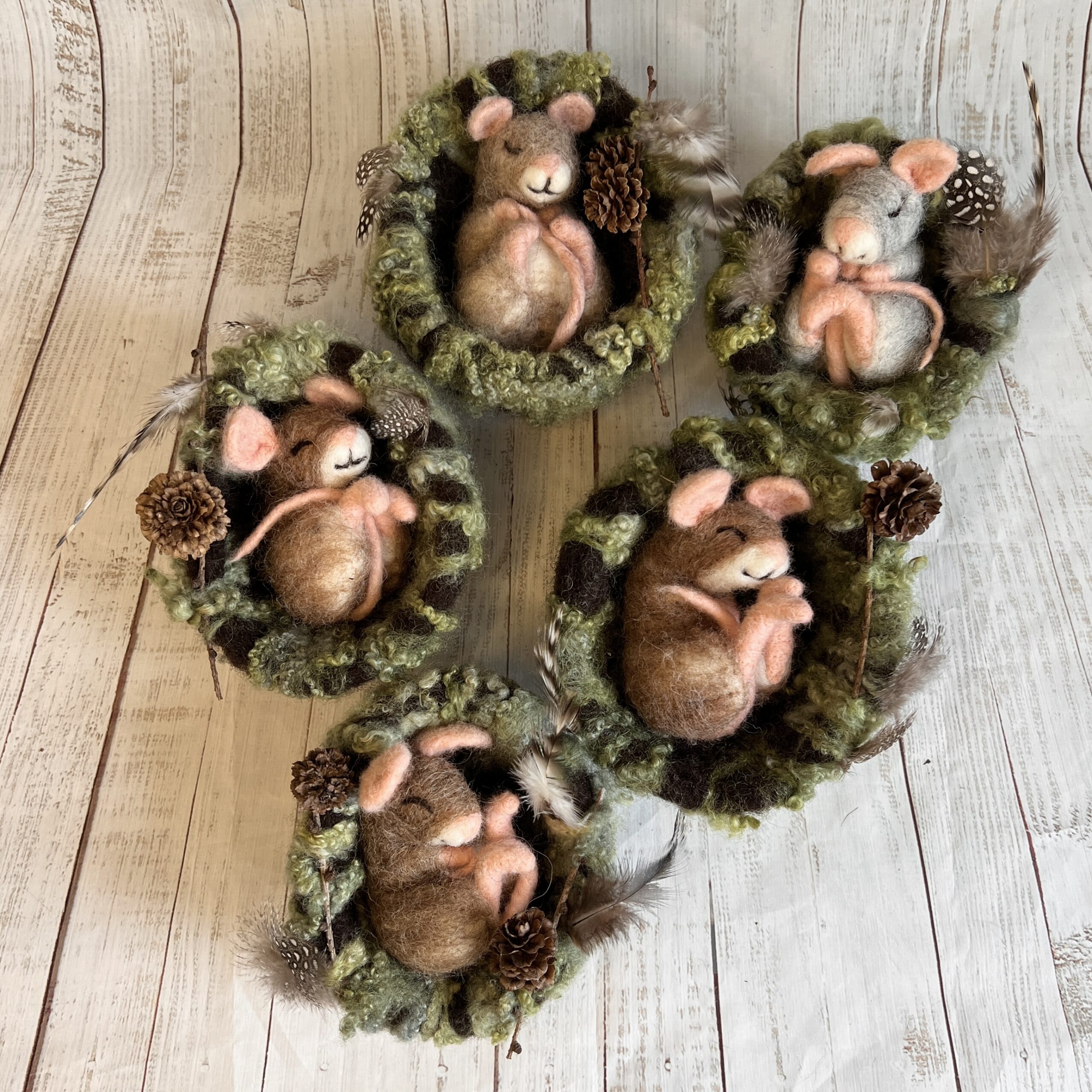 DIY-Nadelfilzset „Maus im Nest“ – Bild 3